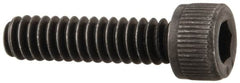 Value Collection - #6-32 UNC Hex Socket Drive, Socket Cap Screw - Alloy Steel, Black Oxide Finish, Fully Threaded, 9/16" Length Under Head - Americas Industrial Supply
