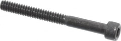 Value Collection - #6-32 UNC Hex Socket Drive, Socket Cap Screw - Alloy Steel, Black Oxide Finish, Partially Threaded, 1-3/8" Length Under Head - Americas Industrial Supply
