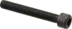Value Collection - #6-40 UNF Hex Socket Drive, Socket Cap Screw - Alloy Steel, Black Oxide Finish, Fully Threaded, 1" Length Under Head - Americas Industrial Supply