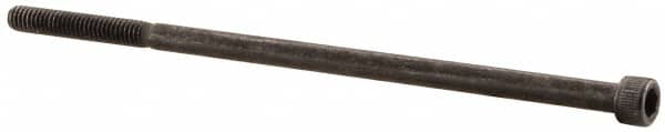 Value Collection - #8-32 UNC Hex Socket Drive, Socket Cap Screw - Alloy Steel, Black Oxide Finish, Partially Threaded, 4" Length Under Head - Americas Industrial Supply