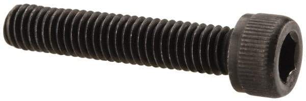 Value Collection - #8-36 UNF Hex Socket Drive, Socket Cap Screw - Alloy Steel, Black Oxide Finish, Fully Threaded, 7/8" Length Under Head - Americas Industrial Supply