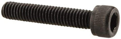 Value Collection - #8-36 UNF Hex Socket Drive, Socket Cap Screw - Alloy Steel, Black Oxide Finish, Fully Threaded, 7/8" Length Under Head - Americas Industrial Supply
