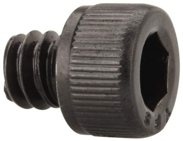 Value Collection - #10-24 UNC Hex Socket Drive, Socket Cap Screw - Alloy Steel, Black Oxide Finish, Fully Threaded, 3/16" Length Under Head - Americas Industrial Supply