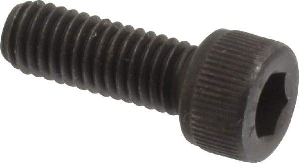 Value Collection - #10-32 UNF Hex Socket Drive, Socket Cap Screw - Alloy Steel, Black Oxide Finish, Fully Threaded, 9/16" Length Under Head - Americas Industrial Supply