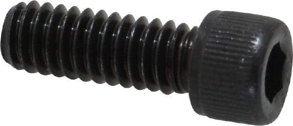 Value Collection - #12-24 UNC Hex Socket Drive, Socket Cap Screw - Alloy Steel, Black Oxide Finish, Fully Threaded, 5/8" Length Under Head - Americas Industrial Supply