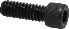 Value Collection - #12-24 UNC Hex Socket Drive, Socket Cap Screw - Alloy Steel, Black Oxide Finish, Fully Threaded, 5/8" Length Under Head - Americas Industrial Supply