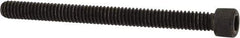 Value Collection - #12-24 UNC Hex Socket Drive, Socket Cap Screw - Alloy Steel, Black Oxide Finish, Partially Threaded, 2-1/2" Length Under Head - Americas Industrial Supply