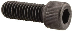 Value Collection - #12-28 UNF Hex Socket Drive, Socket Cap Screw - Alloy Steel, Black Oxide Finish, Fully Threaded, 5/8" Length Under Head - Americas Industrial Supply