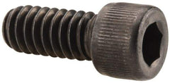 Value Collection - 1/4-20 UNC Hex Socket Drive, Socket Cap Screw - Alloy Steel, Black Oxide Finish, Fully Threaded, 9/16" Length Under Head - Americas Industrial Supply