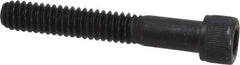 Value Collection - 1/4-20 UNC Hex Socket Drive, Socket Cap Screw - Alloy Steel, Black Oxide Finish, Partially Threaded, 1-5/8" Length Under Head - Americas Industrial Supply