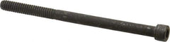 Value Collection - 1/4-20 UNC Hex Socket Drive, Socket Cap Screw - Alloy Steel, Black Oxide Finish, Partially Threaded, 3-3/4" Length Under Head - Americas Industrial Supply