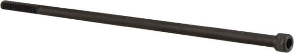 Value Collection - 1/4-20 UNC Hex Socket Drive, Socket Cap Screw - Alloy Steel, Black Oxide Finish, Partially Threaded, 7" Length Under Head - Americas Industrial Supply