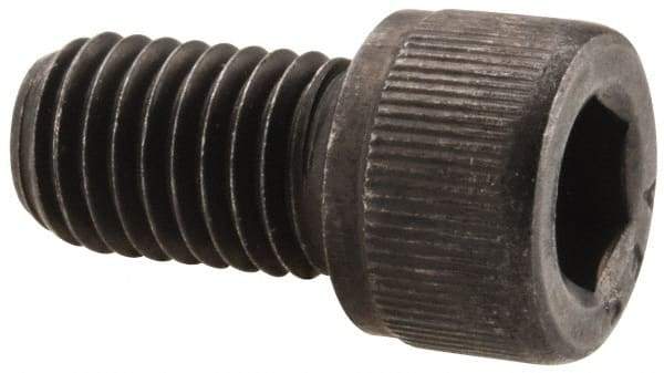 Value Collection - 1/4-28 UNF Hex Socket Drive, Socket Cap Screw - Alloy Steel, Black Oxide Finish, Fully Threaded, 7/16" Length Under Head - Americas Industrial Supply
