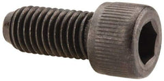 Value Collection - 1/4-28 UNF Hex Socket Drive, Socket Cap Screw - Alloy Steel, Black Oxide Finish, Fully Threaded, 9/16" Length Under Head - Americas Industrial Supply