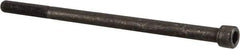 Value Collection - 1/4-28 UNF Hex Socket Drive, Socket Cap Screw - Alloy Steel, Black Oxide Finish, Partially Threaded, 4-1/2" Length Under Head - Americas Industrial Supply