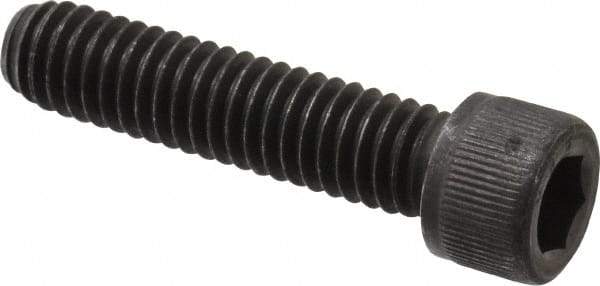 Value Collection - 5/16-18 UNC Hex Socket Drive, Socket Cap Screw - Alloy Steel, Black Oxide Finish, Fully Threaded, 1-3/8" Length Under Head - Americas Industrial Supply