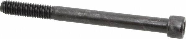 Value Collection - 3/8-16 UNC Hex Socket Drive, Socket Cap Screw - Alloy Steel, Black Oxide Finish, Partially Threaded, 4-1/4" Length Under Head - Americas Industrial Supply