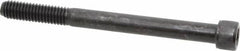 Value Collection - 3/8-16 UNC Hex Socket Drive, Socket Cap Screw - Alloy Steel, Black Oxide Finish, Partially Threaded, 4-1/4" Length Under Head - Americas Industrial Supply