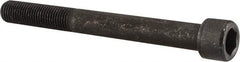 Value Collection - 7/16-20 UNF Hex Socket Drive, Socket Cap Screw - Alloy Steel, Black Oxide Finish, Partially Threaded, 4" Length Under Head - Americas Industrial Supply