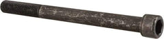 Value Collection - 7/16-20 UNF Hex Socket Drive, Socket Cap Screw - Alloy Steel, Black Oxide Finish, Partially Threaded, 5" Length Under Head - Americas Industrial Supply