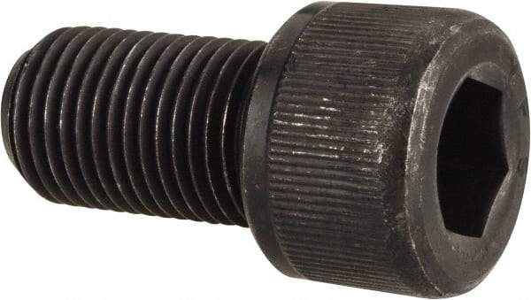 Value Collection - 1/2-20 UNF Hex Socket Drive, Socket Cap Screw - Alloy Steel, Black Oxide Finish, Fully Threaded, 7/8" Length Under Head - Americas Industrial Supply