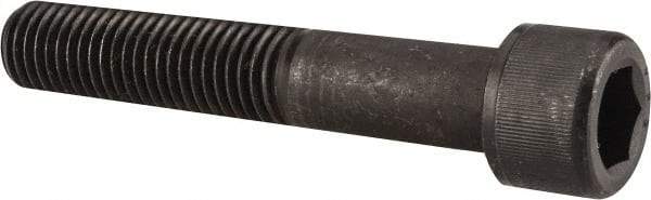 Value Collection - 3/4-10 UNC Hex Socket Drive, Socket Cap Screw - Alloy Steel, Black Oxide Finish, Partially Threaded, 4-1/4" Length Under Head - Americas Industrial Supply