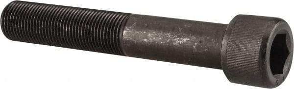 Value Collection - 3/4-16 UNF Hex Socket Drive, Socket Cap Screw - Alloy Steel, Black Oxide Finish, Partially Threaded, 4-1/2" Length Under Head - Americas Industrial Supply