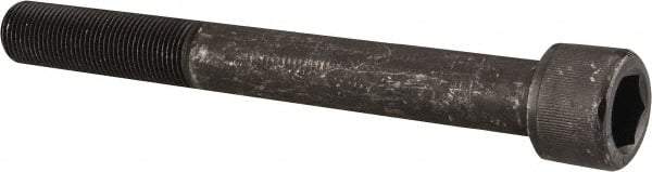 Value Collection - 3/4-16 UNF Hex Socket Drive, Socket Cap Screw - Alloy Steel, Black Oxide Finish, Partially Threaded, 6-1/2" Length Under Head - Americas Industrial Supply