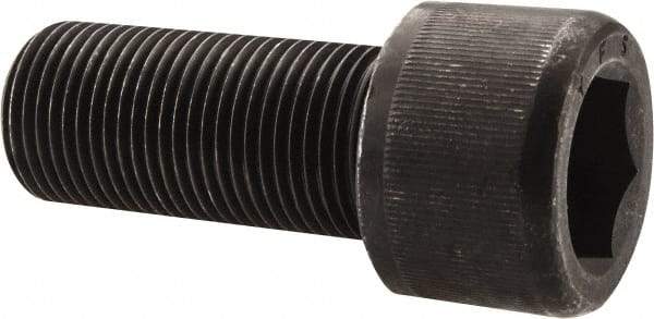 Value Collection - 7/8-14 UNF Hex Socket Drive, Socket Cap Screw - Alloy Steel, Black Oxide Finish, Fully Threaded, 2" Length Under Head - Americas Industrial Supply