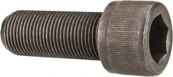 Value Collection - 7/8-14 UNF Hex Socket Drive, Socket Cap Screw - Alloy Steel, Black Oxide Finish, Fully Threaded, 2-1/4" Length Under Head - Americas Industrial Supply