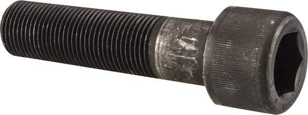 Value Collection - 7/8-14 UNF Hex Socket Drive, Socket Cap Screw - Alloy Steel, Black Oxide Finish, Partially Threaded, 3-1/2" Length Under Head - Americas Industrial Supply
