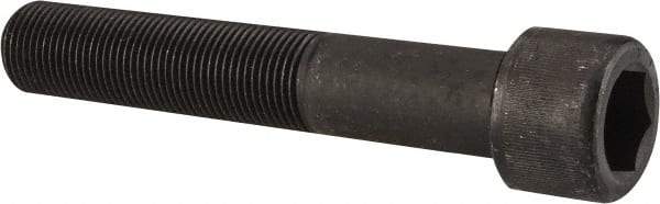 Value Collection - 7/8-14 UNF Hex Socket Drive, Socket Cap Screw - Alloy Steel, Black Oxide Finish, Partially Threaded, 5" Length Under Head - Americas Industrial Supply