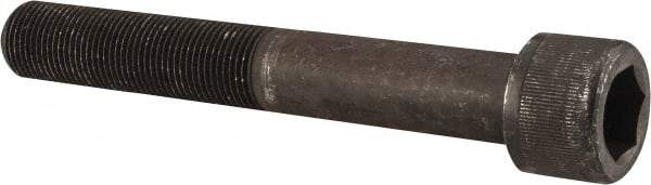 Value Collection - 7/8-14 UNF Hex Socket Drive, Socket Cap Screw - Alloy Steel, Black Oxide Finish, Partially Threaded, 6" Length Under Head - Americas Industrial Supply