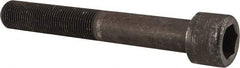 Value Collection - 7/8-14 UNF Hex Socket Drive, Socket Cap Screw - Alloy Steel, Black Oxide Finish, Partially Threaded, 6" Length Under Head - Americas Industrial Supply