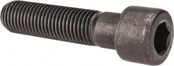 Value Collection - 1-8 UNC Hex Socket Drive, Socket Cap Screw - Alloy Steel, Black Oxide Finish, Partially Threaded, 4-1/4" Length Under Head - Americas Industrial Supply