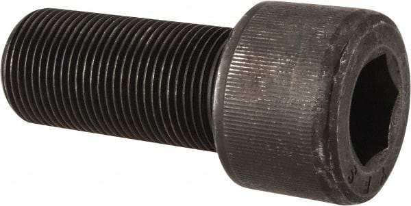 Value Collection - 1-14 UNF Hex Socket Drive, Socket Cap Screw - Alloy Steel, Black Oxide Finish, Fully Threaded, 2-1/4" Length Under Head - Americas Industrial Supply
