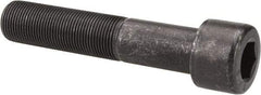 Value Collection - 1-14 UNF Hex Socket Drive, Socket Cap Screw - Alloy Steel, Black Oxide Finish, Partially Threaded, 5" Length Under Head - Americas Industrial Supply