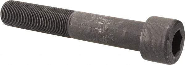 Value Collection - 1-14 UNF Hex Socket Drive, Socket Cap Screw - Alloy Steel, Black Oxide Finish, Partially Threaded, 6" Length Under Head - Americas Industrial Supply