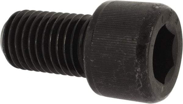 Value Collection - 1-1/8 - 7 UNC Hex Socket Drive, Socket Cap Screw - Alloy Steel, Black Oxide Finish, Fully Threaded, 2" Length Under Head - Americas Industrial Supply