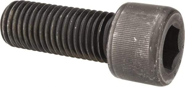 Value Collection - 1-1/8 - 7 UNC Hex Socket Drive, Socket Cap Screw - Alloy Steel, Black Oxide Finish, Fully Threaded, 3" Length Under Head - Americas Industrial Supply