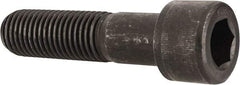 Value Collection - 1-1/8 - 7 UNC Hex Socket Drive, Socket Cap Screw - Alloy Steel, Black Oxide Finish, Partially Threaded, 4-1/2" Length Under Head - Americas Industrial Supply