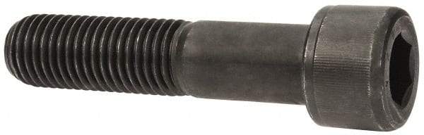 Value Collection - 1-1/8 - 7 UNC Hex Socket Drive, Socket Cap Screw - Alloy Steel, Black Oxide Finish, Partially Threaded, 5" Length Under Head - Americas Industrial Supply