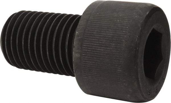 Value Collection - 1-1/4 - 7 UNC Hex Socket Drive, Socket Cap Screw - Alloy Steel, Black Oxide Finish, Fully Threaded, 2" Length Under Head - Americas Industrial Supply