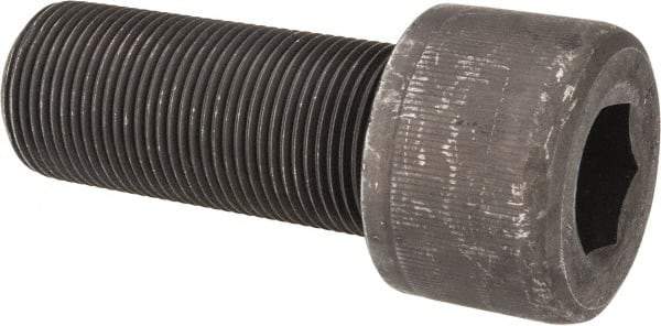 Value Collection - 1-1/4 - 12 UNF Hex Socket Drive, Socket Cap Screw - Alloy Steel, Black Oxide Finish, Fully Threaded, 3" Length Under Head - Americas Industrial Supply