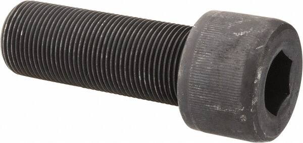 Value Collection - 1-1/4 - 12 UNF Hex Socket Drive, Socket Cap Screw - Alloy Steel, Black Oxide Finish, Fully Threaded, 3-1/2" Length Under Head - Americas Industrial Supply