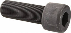 Value Collection - 1-1/4 - 12 UNF Hex Socket Drive, Socket Cap Screw - Alloy Steel, Black Oxide Finish, Fully Threaded, 3-1/2" Length Under Head - Americas Industrial Supply