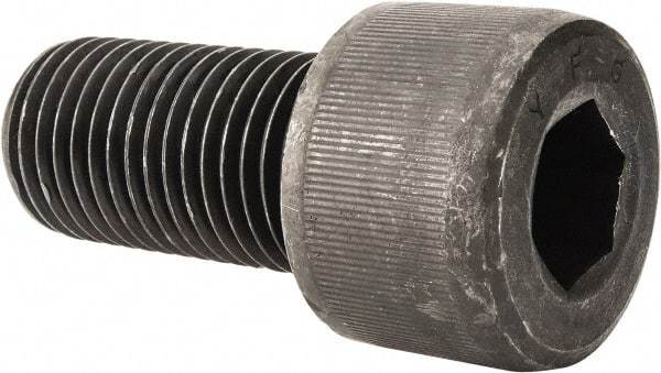 Value Collection - 1-1/2 - 6 UNC Hex Socket Drive, Socket Cap Screw - Alloy Steel, Black Oxide Finish, Fully Threaded, 3" Length Under Head - Americas Industrial Supply