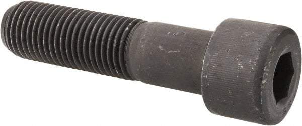 Value Collection - 1-1/2 - 6 UNC Hex Socket Drive, Socket Cap Screw - Alloy Steel, Black Oxide Finish, Partially Threaded, 6" Length Under Head - Americas Industrial Supply