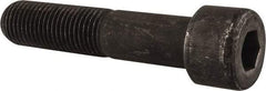 Value Collection - 1-1/2 - 6 UNC Hex Socket Drive, Socket Cap Screw - Alloy Steel, Black Oxide Finish, Partially Threaded, 7" Length Under Head - Americas Industrial Supply