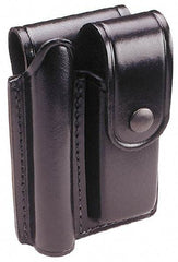 Mag-Lite - Leather Mini/Pocket Flashlight Belt Holster - Black, Compatible with Maglite AA Batteries - Americas Industrial Supply
